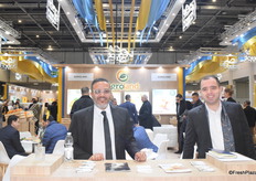 Abozeid Mohamed, marketing and sales manager of Agroland, in company of Sherif Mowiena, board member of Gamco. Both are exporters of various fresh produce from Egypt.