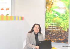 Sonia Bentaja, sales director at Clem2b. This Moroccan company grows citrus since 1930, and has a line dedicated to growing and packing organic citrus.