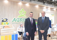 Khaled El Banna, vice chairman, and Khaled Dawoud, managing director of Agreen. This is leading citrus exporter in Egypt for the 10th consecutive year with over 200.000 tonnes exported last season.