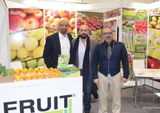 Hazem Osman, Mohamed Zayed and Hatem Gabr from Fruitful, an Egyptian exporter of general fresh produce.