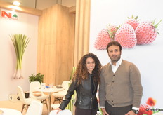 Sara Yacoub and Emad Yacoub from the Egyptian company Nivex.