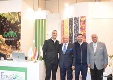 Karim Fayed, Hamdy Fayed, Shadi Fayed and Ghoniem Hisham form FATA, a pioneering grower of blueberries in Egypt.
