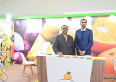 Shoaib Ahmed and Ali Murtaza from Maseera trading, a UAE-based company, part of the Pakistani group National Fruit.