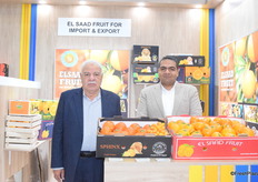 Abd El Kader Gouda (left) CEO of El Saad Fruit, Egyptian company exporting citrus to Europe.