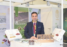 Mohamed Kammoura from J K for Agricultural Investment, exporter of grapes, dates and herbs from Egypt.
