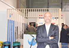 Ihab Sharaf, president ITC and Sweet Potato International, behind one of the main sweet potato nurseries in Egypt and the Mediterranean region.