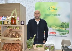 Stavros Papaloizou from Alion. The Cypriot company came to Fruit Logistica seeking collaborations, mostly for its fresh salads and herbs.