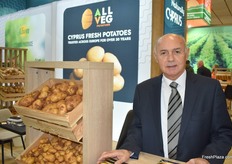 Demetris Petrides from All Veg. It supplies international markets with Cypriot potatoes.