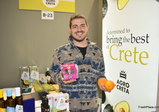 Giorgos Mpentis from the Greek company Agrocreta. The company has moved into offering ready-to-eat avocados.