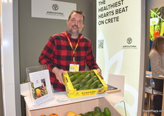 Giorgos Kornarakis from the Agricultural Cooperative of Chania. The cooperative is among the main suppliers of Greek avocados of all varieties and also offers oranges.