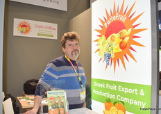 Panagiotis Portovaras from Portofruit. This was the Greek company’s first participation in Fruit Logistica in search of buyers for kiwifruit and citrus fruits.