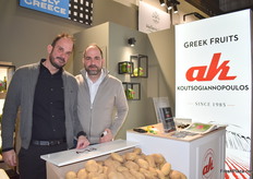 Dionisis (left) and Dimitris Koutsogiannopoulos from AK Greek Fruits. Major suppliers of potatoes as well as watermelons.