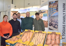 The team of the Greek company T. Togias Family Farm, which plans to further develop its sweet potato production.