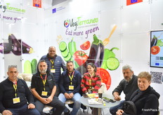 The team of the Greek vegetable cooperatives from Crete participating in the VegiTerraneo program.