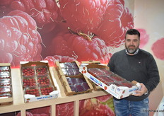 Dimitris Taktikos from the Greek company Taktikos. The company is dynamically expanding into raspberries, which are already shipped alongside large strawberry loads.