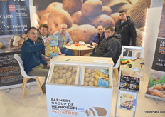 The team of the Greek Potato Producers Group of Nevrokopi. They are making investments to upgrade product storage in order to expand their commercial distribution capabilities.