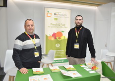 Vaggelis Kyriakou and Nikos Prountzos from Anyfion BioProducts. The company has extensive experience supplying Central European markets with Greek organic products.