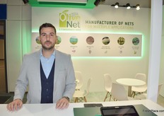 Ilias Fanourakis from the Greek company Olive Net. Don’t let the name confuse you. He offers protective nets for all tree crops against wind, hail, sun, and insects.