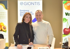 Ms. Zoi Outa and Mr. Nikolaos Giontis from the Greek cherry company Giontis. Their third participation in Fruit Logistica to strengthen their exports.