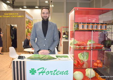 Marjan Vitanov from Hortena. The company combines open-field and glasshouse production across Northern Macedonia, selling its products from the Balkans to the Scandinavian countries.