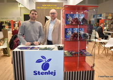 Martin Popovski (left) and Nikica Bachovski (right) from Stenlej ensure a constant supply of Northern Macedonian plums.