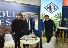 The third from left is Arthur Kolman from Mial with customers