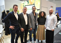 Marnix van Fraassen from Direct Source International, Oron Ziv, Guy Tsarfati and Nufar Sagi from Befresh Europe and Meir Bazak from Befresh.