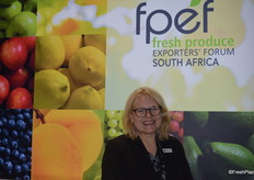Marletta Keller man was on hand to help visitors at FPEF South Africa.