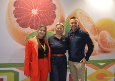 Daniela Ivanova, Daniel Badger and Natalie King from Vitafresh Produce were visiting the show.