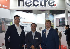 Hectre has seen big growth in the South African market with their tech now being used in citrus and pears, they are also seeing expansion in the Chilean cherry sector. Marcus Pedzisz, Rafael Elorriaga and Danie Korf were at the stand.