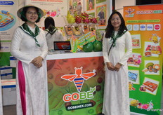 Go Be were present with dragon fruit, jackfruit, durian and many other exotics from Vietnam. Vivienne and Kaylie was at the stand.