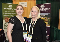 Lindsey Abraham and Brenda Oglesby with Scott Farms.