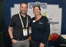 Justin Bos and Sara Storm with FirstFruits Marketing.