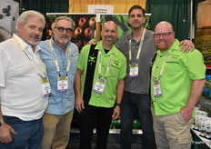 Ira Lee, Jeff Bruff, Bryan Thornton, Alex Unger, and Scott Laraway of Coosemans Worldwide and Rock Garden.