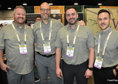 Brent Miller, Derrick Rayner, Steve Wemyss, and Kevin Sorichetti with EarthFresh.