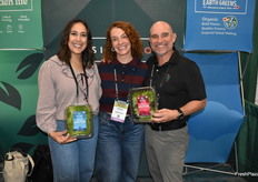 Hana Mohsin, Nicole Zapata, and Joe Merenda with Misionero.