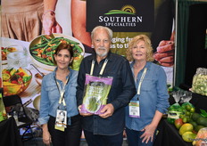 Susana Troop, Charlie Eagle, and Deanna Gray with Southern Specialties.