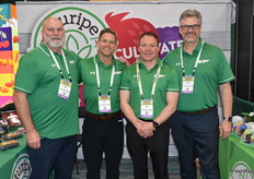 Craig Merrill, Ryan Reilly, Joe Dugo, and Steven Ware with Naturipe Farms.