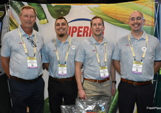 Randall Vande Guchte, Dakota Vande Guchte, Tyler Hodges, and Jordan Vande Guchte with Superior Sales.