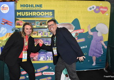Sabrina Pokomandy and Jose Cambon with Highline Mushrooms.