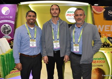 Alfonso Delgado, Ryan Fukuda, and Oscar Garcia with Avocados From Mexico.