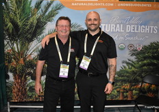 Alan Asbury and David Baxter with Bard Valley Natural Delights.