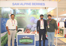 Tarun Naidu (Sam Agri), Akshay Sangle (Sangle Agro Processing) and Jose Carvalho (Alpine Fresh)