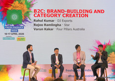 Liam O'Callaghan (FruitNet) together with Rahul Kumar (DJ Exports), Varun Kakar (Four Pillars Australia) and Rajoo Ramlingha (Star), spotlight emerging fruit categories and examples of brand building strategies.