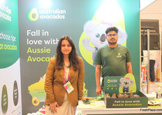 Vartika Pandey and Ankit Singh of Ampro Marketing, a marketing consultancy, represent Australian Avocados at the event.