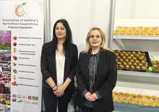 Georgia Vakoufari (left) and Armida Plangarica (right) were the link between fruit buyers and the Association of Imathia’s Agricultural Cooperatives, a partnership of eight agricultural cooperatives that can offer the full range of fruits from northern Greece.
