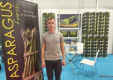 Alexandros Tsakos from Tsakos Asparagus. The company stands out in the Greek asparagus sector because it focuses on green asparagus.
