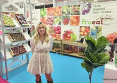 Kalliopi Moudiri from Frueat by Moudiris. Stone fruits, kiwis and apples form the core of the company’s activities.