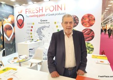 Michalis Mytilinakis from Fresh Point. His company ensures steady supplies of quality fruits and vegetables from all over Greece.