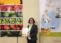 Anastasia Moraitou from Eleadora. The company imports and distributes quality Greek fruits in Belgium and other countries.